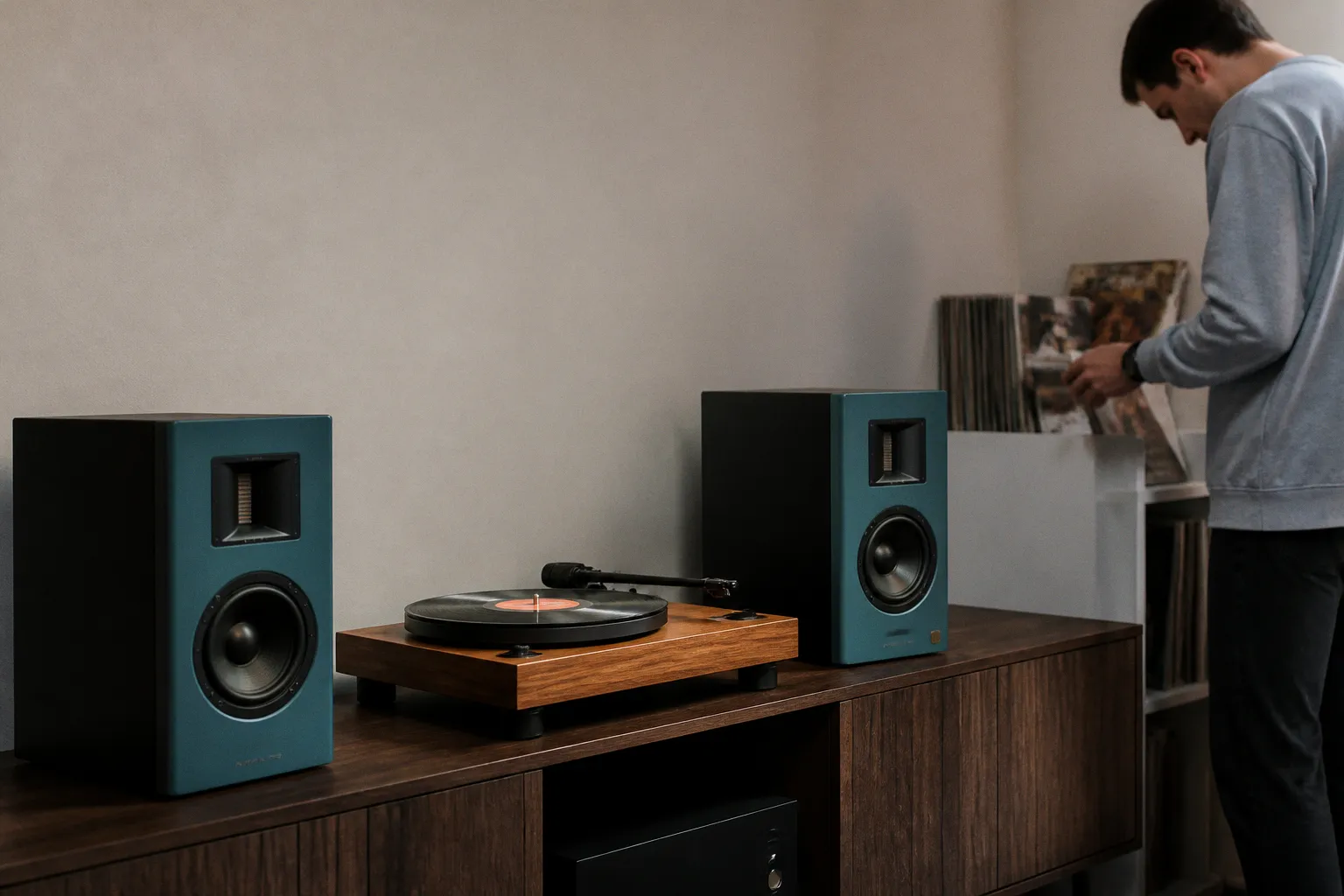Edifier представила активную полочную Hi-Fi акустику AIRPULSE A80V