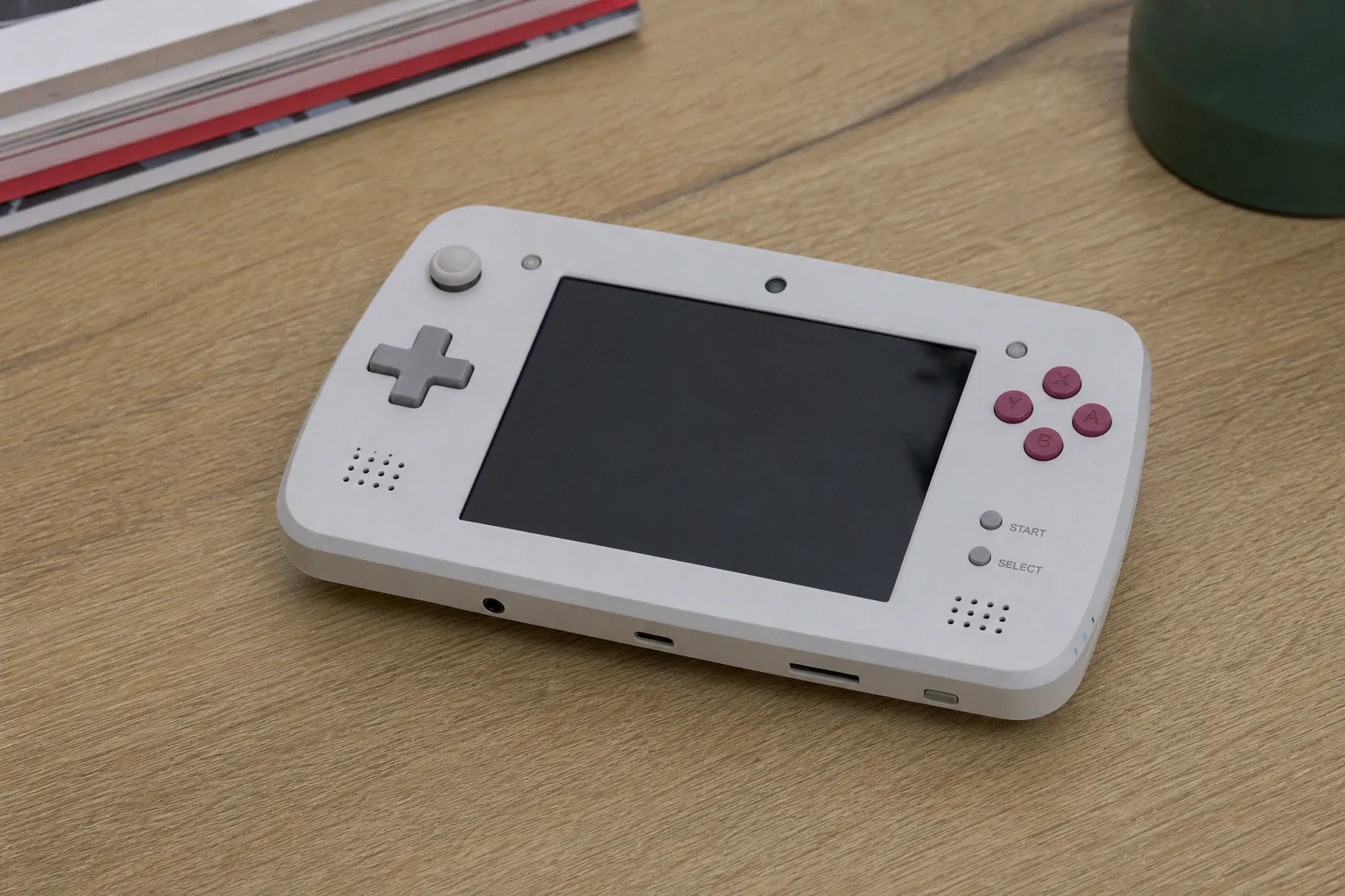 Концепт ретро-консоли MagicX в стиле Nintendo 2DS: обзор