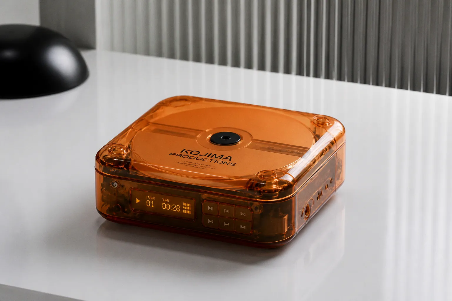 Лимитированный CD-плеер в стиле Death Stranding 2: эстетика BB Pod от Kojima Productions